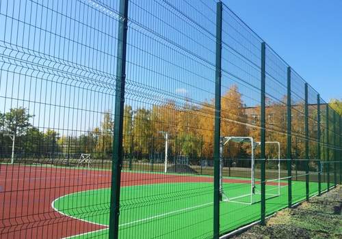 3Д забор для футбольной площадки в Тольятти